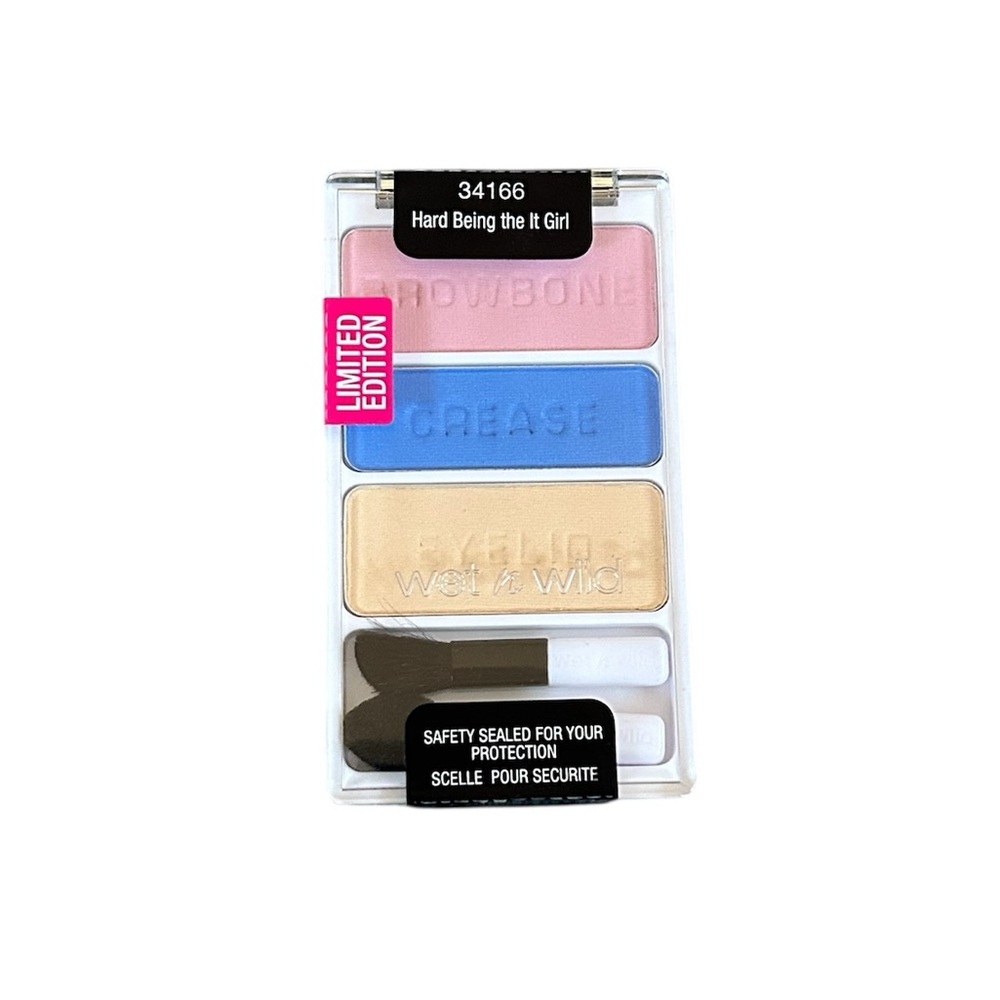 Wet n Wild Hard Being The It Girl Coloricon Eyeshadow Trio Pop Art Ltd. Ed. NWT